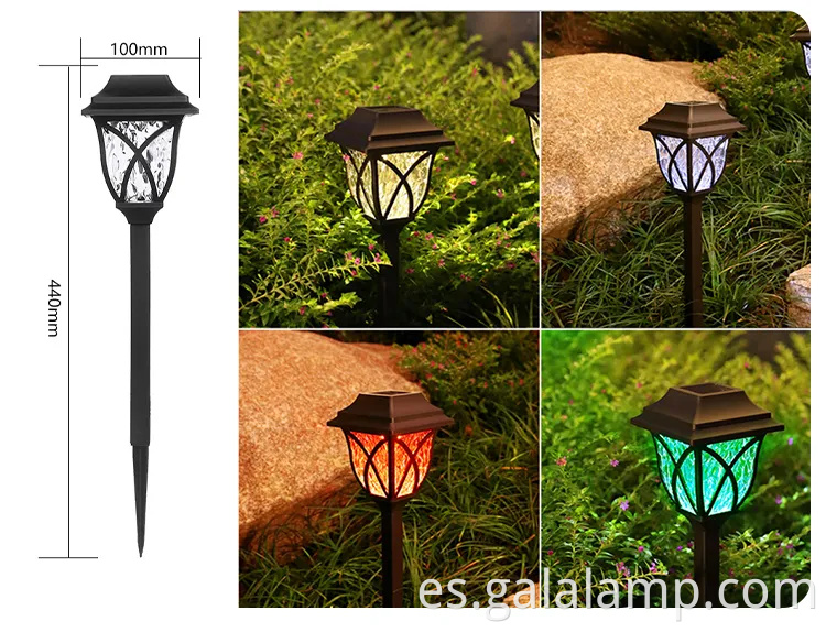 Luces LED solares de ahorro de energía brillante para patios